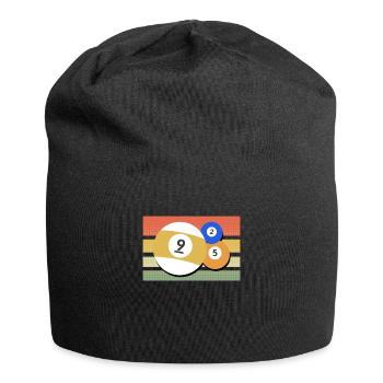 8-Ball Pool Spieler Billardspieler Billard - Jersey-Beanie - Schwarz - Vorne