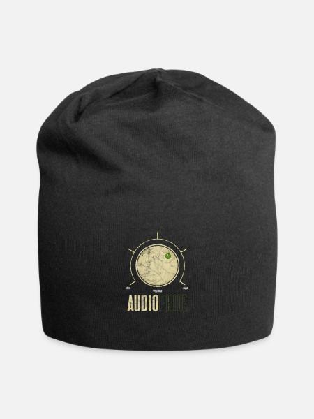 Audiophil - Jersey-Beanie - Schwarz