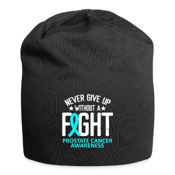 Prostate Cancer Awareness Without a Fight Ribbon - Bonnet en jersey - noir - Devant