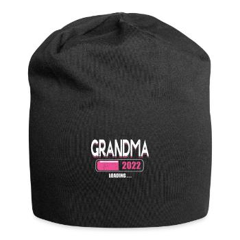Promoted To Grandma Loading New Grandma 2022 - Jersey Beanie - black - Front