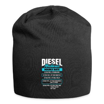 Mécanicien diesel Mécanicien Diesel Taux horaire - Bonnet en jersey - noir - Devant