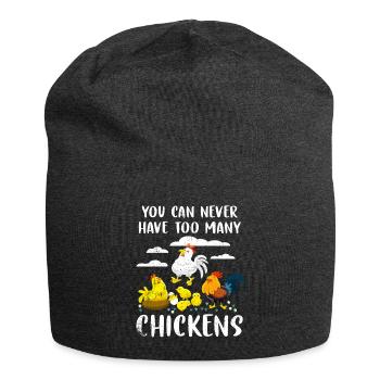 Poulet - Bonnet en jersey - charbon - Devant