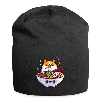 Ramen Japon Anime Nouilles Cadeau Otaku Manga - Bonnet en jersey - noir - Devant