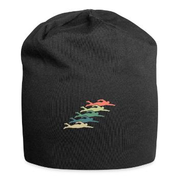 Schwimmen Schwimmer - Jersey-Beanie - Schwarz - Vorne
