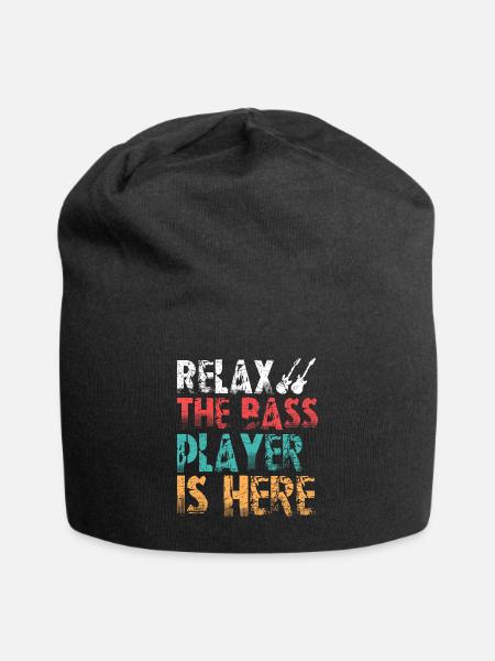 Bass guitariste bassiste bass joueur - Bonnet en jersey - noir