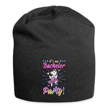 Enterrement de vie de garçon Mariée Célibataire - Bonnet en jersey - noir - Devant