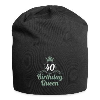 40th Birthday 40 years 40s Birthday Queen - Jersey Beanie - black - Front