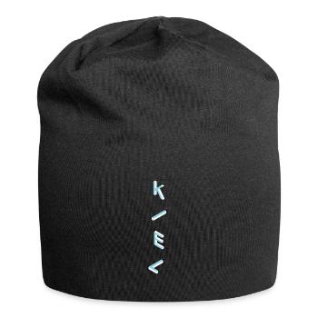Kiel - Jersey-Beanie - Schwarz - Vorne