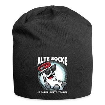 Geschenke zum Geburtstag Mann Alte Socke - Jersey-Beanie - Schwarz - Vorne
