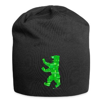 I Love Berlin - Berliner Bär Design - Pop Art - Bonnet en jersey - noir - Devant