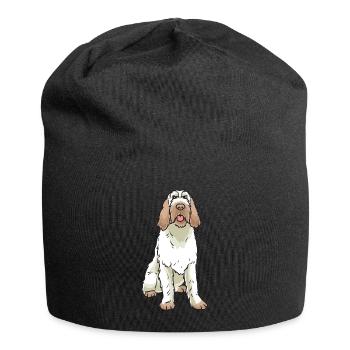 Spinone Italiano Dog - Jersey Beanie - black - Front