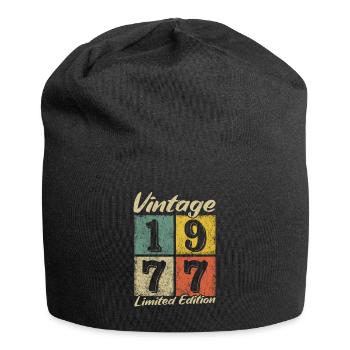 Légende depuis 1977 - année de naissance 1977 vintage - Bonnet en jersey - noir - Devant