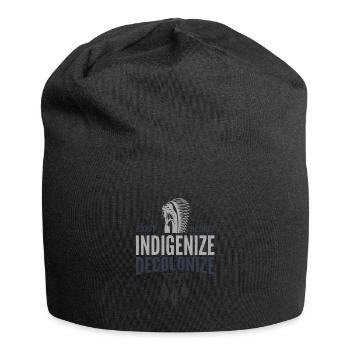 Autochtones indigènes d’Amérique, - Bonnet en jersey - noir - Devant