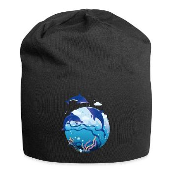 dolphin - Jersey Beanie - black - Front
