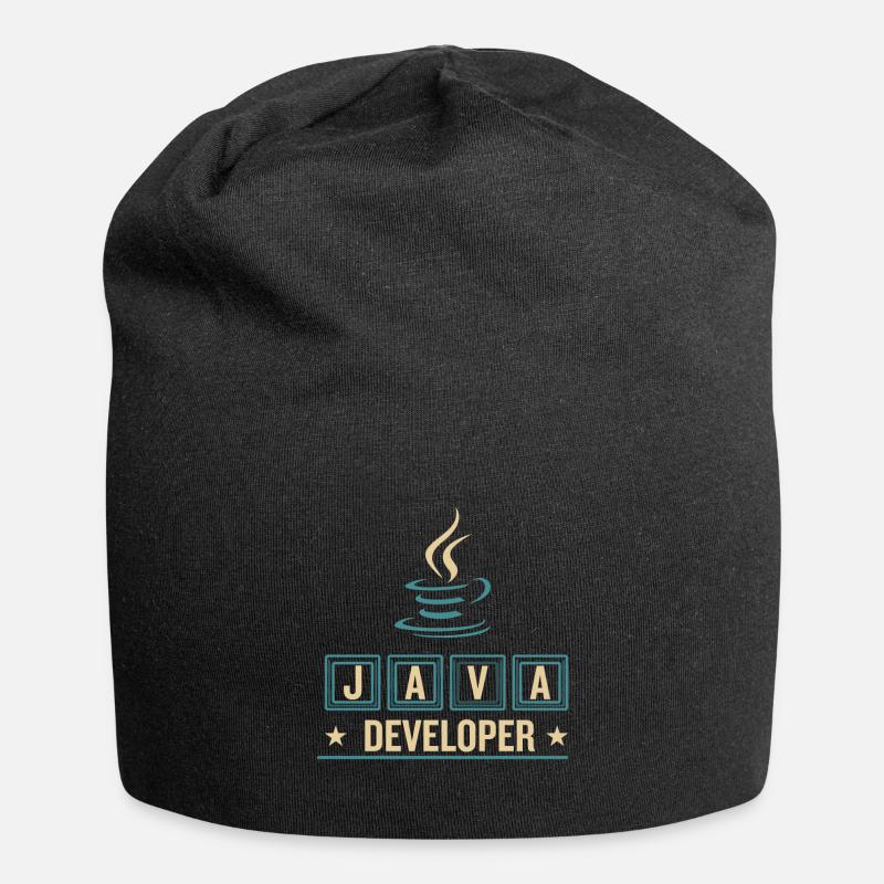 Café Java Developer Coffee - Bonnet en jersey - noir