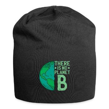There is no Planet B - Jersey Beanie - black - Front