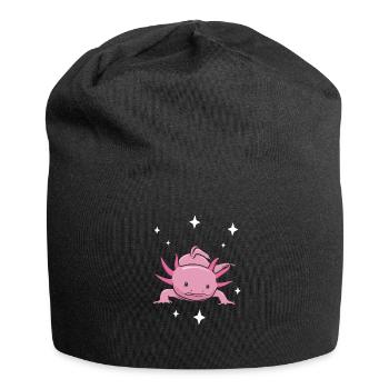 Axolotl - Jersey-Beanie - Schwarz - Vorne
