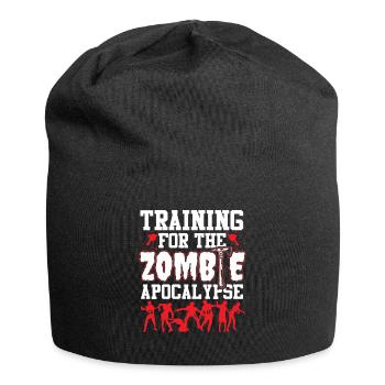 Entraînement pour Zombie Apocalypse - Bonnet en jersey - noir - Devant