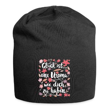Uroma - Jersey-Beanie - Schwarz - Vorne