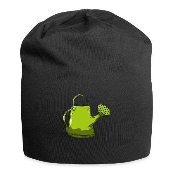 Watering can Gardener Gardener Garden - Jersey Beanie - black - Front