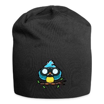 Observation des oiseaux Mer bleue Ornithologue - Bonnet en jersey - noir - Devant