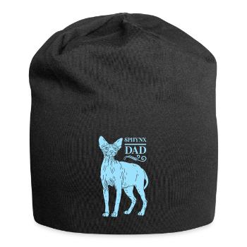 Sphynx Dad Sphynx-Katze Sphinx Katze Geschenk - Jersey-Beanie - Schwarz - Vorne