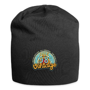 Cadeau de juillet 1984 Vintage - Bonnet en jersey - noir - Devant
