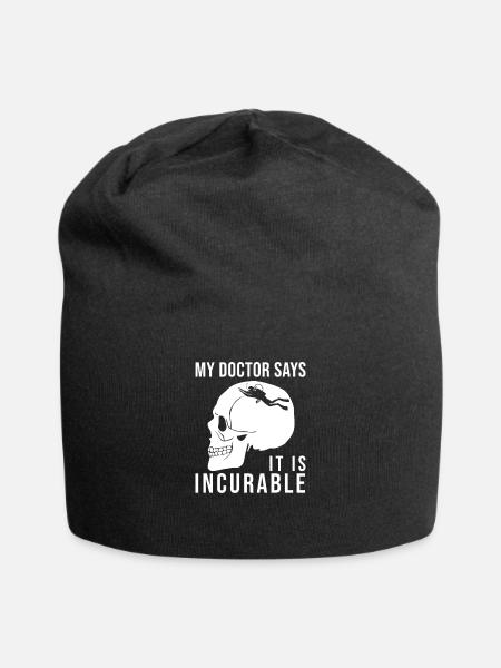 Plongée Sous-marine Proverbe plongée médecin incurable - Bonnet en jersey - noir