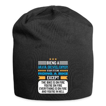 Java Developer - Bonnet en jersey - noir - Devant