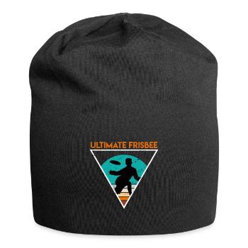 Retro Ultimate Frisbee - Bonnet en jersey - noir - Devant