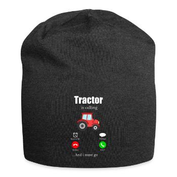 Tracteur - Bonnet en jersey - charbon - Devant