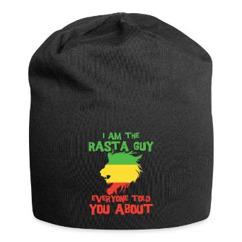 Rastafari Rasta Reggae Jah Geschenk Judah Marley - Jersey-Beanie - Schwarz - Vorne