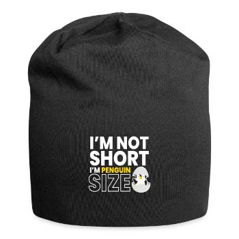 IM Not Short Penguin Bird - Jersey Beanie - black - Front