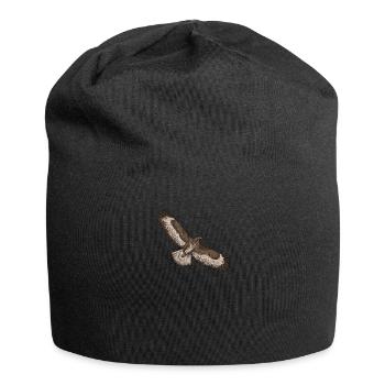 Buzzard I Bird of Prey Buzzard Motif for - Jersey Beanie - black - Front