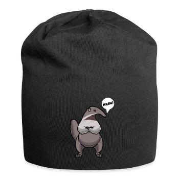 Sturer Ameisenbär - Jersey-Beanie - Schwarz - Vorne