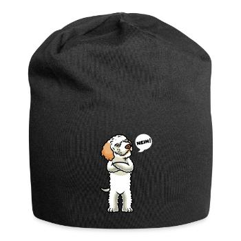 Sturer Lagotto Romagnolo - Jersey-Beanie - Schwarz - Vorne