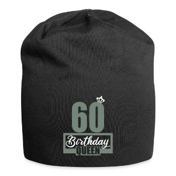 60e anniversaire 60 années 60 Birthday Queen - Bonnet en jersey - noir - Devant