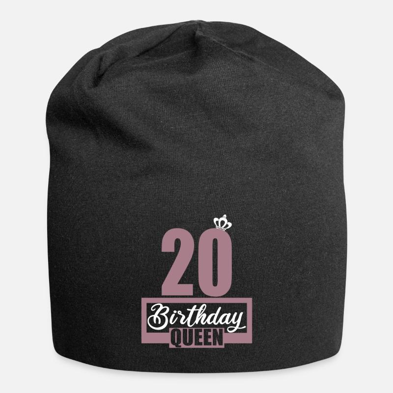 20ème anniversaire 20 ans 20 anniversaire - Bonnet en jersey - noir