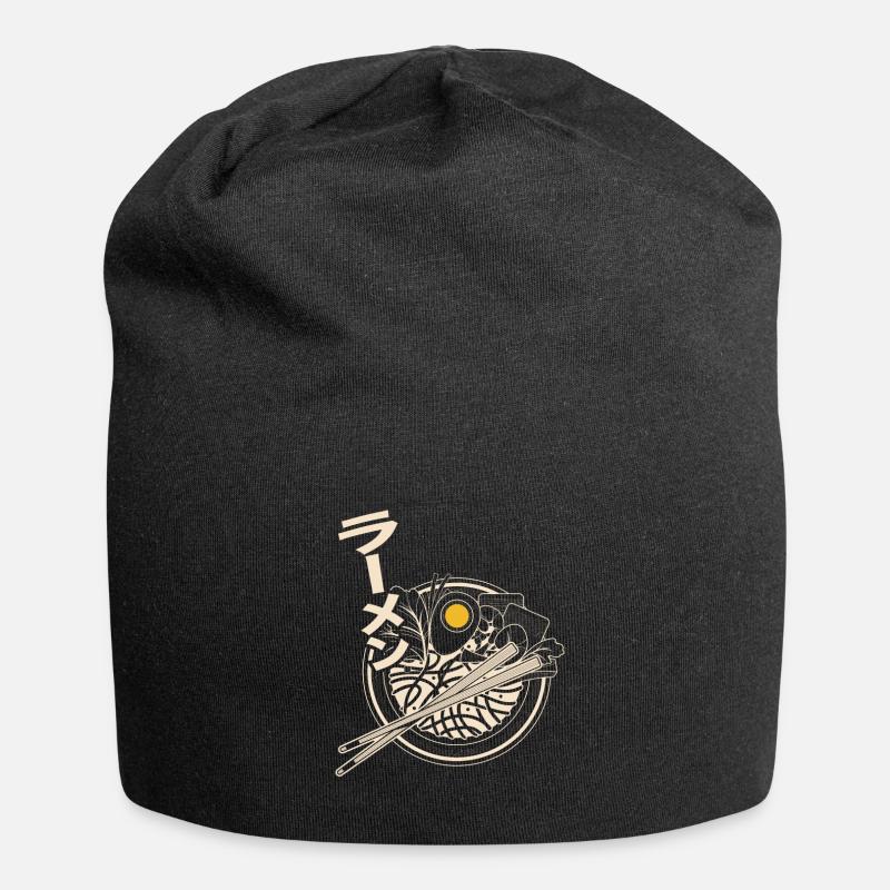 Ramen - Jersey-Beanie - Schwarz