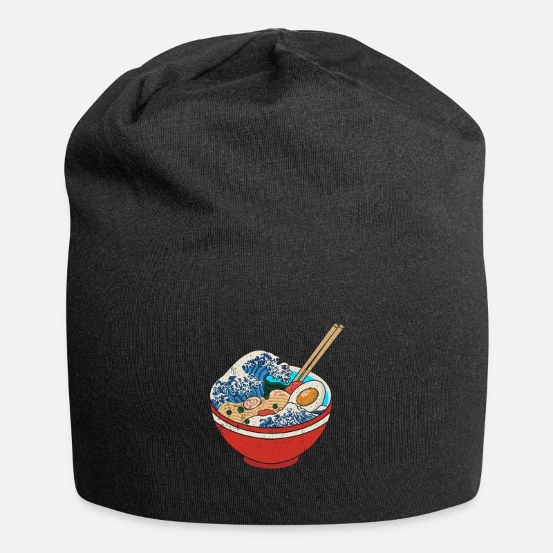 Ramen - Bonnet en jersey - noir