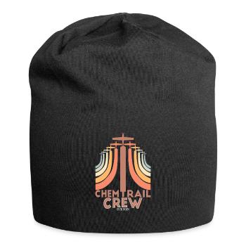 Chemtrail Crew of the month Piloten Shirt - Jersey-Beanie - Schwarz - Vorne
