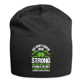 Lymphoma Cancer Awareness no Choice Green Ribbon - Bonnet en jersey - noir - Devant
