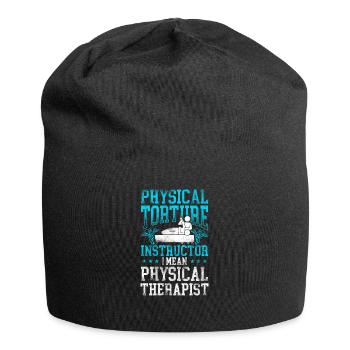 Physical Therapist Therapy - Jersey-Beanie - Schwarz - Vorne