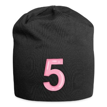 5 Rosa - Bonnet en jersey - noir - Devant