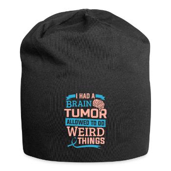 Brain Tumor Surgery Survivor Awareness - Jersey Beanie - black - Front