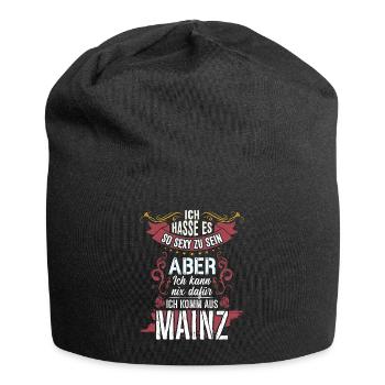 Ich hasse es so sexy zu sein #Mainz - Jersey-Beanie - Schwarz - Vorne