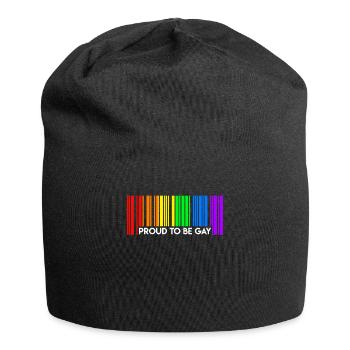 Proud to be Gay Pride LGBT Pride Gay Cadeau - Bonnet en jersey - noir - Devant
