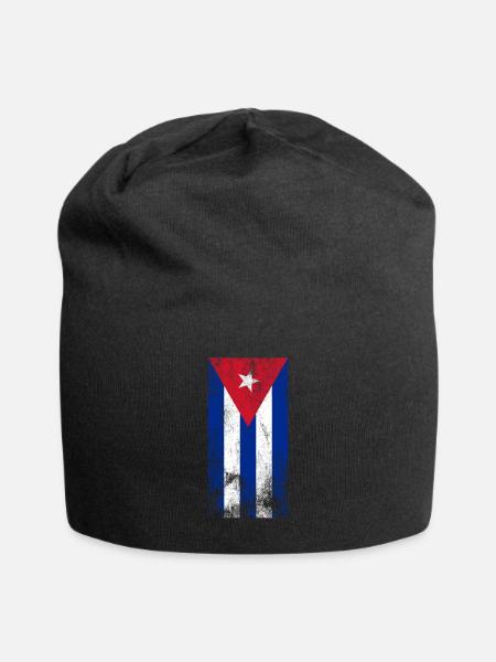 Cuba drapeau Cuba libère Cuba cuban - Bonnet en jersey - noir
