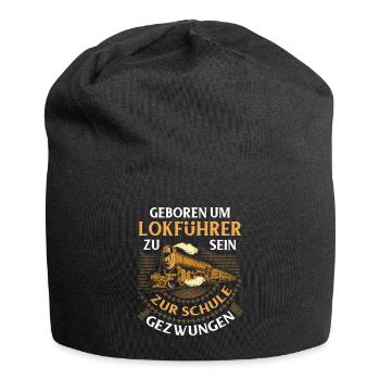 Modelleisenbahn Lokführer Bahnhof Modellbau S-Bahn - Jersey-Beanie - Schwarz - Vorne