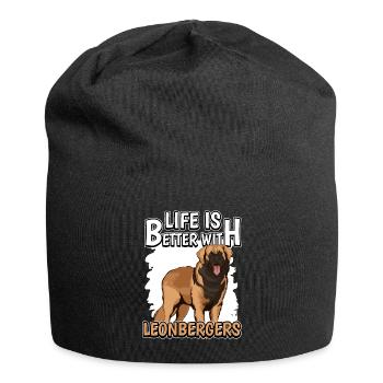 Leonberger Life Is Better With Leonbergers - Jersey Beanie - black - Front